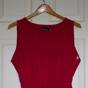 Red Linen Dress